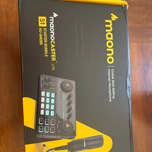 Maono MaonoCaster Lite AU-AM200 S1 Starter Bundle Portable Podcast/Gaming